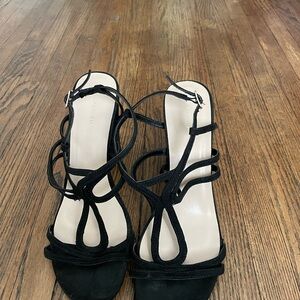 Le Chateau Black Strappy Heels
